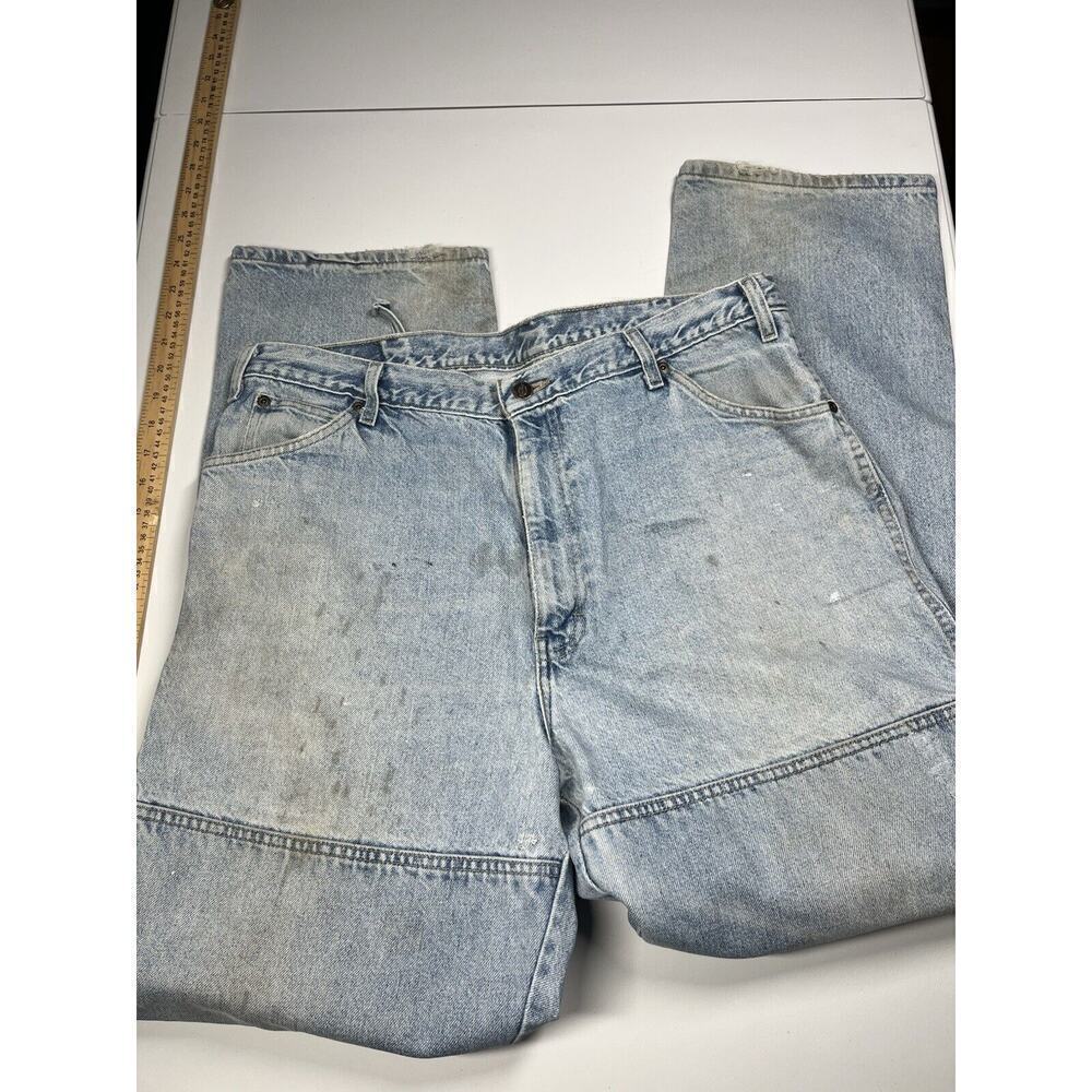 Vintage Dickie Double Knee Carpenter Straight Leg Work Jean Size 36? READ BELOW